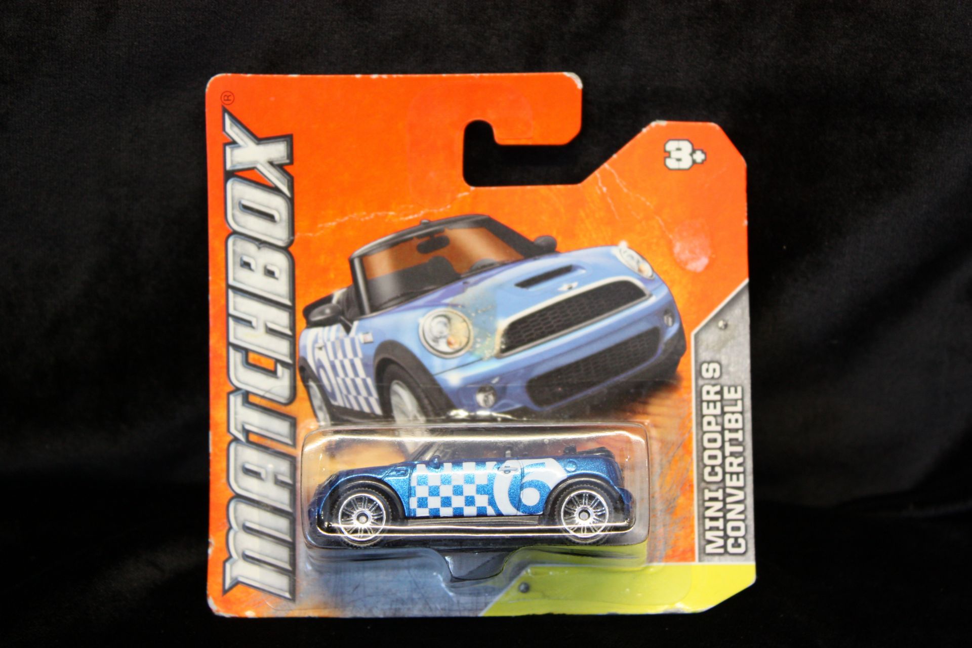 Matchbox Mini Cooper S Convertible - Blue. Model is part of an old private collection - All items