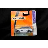 Matchbox Austin FX4 Taxi - Silver. Model is part of an old private collection - All items are sealed