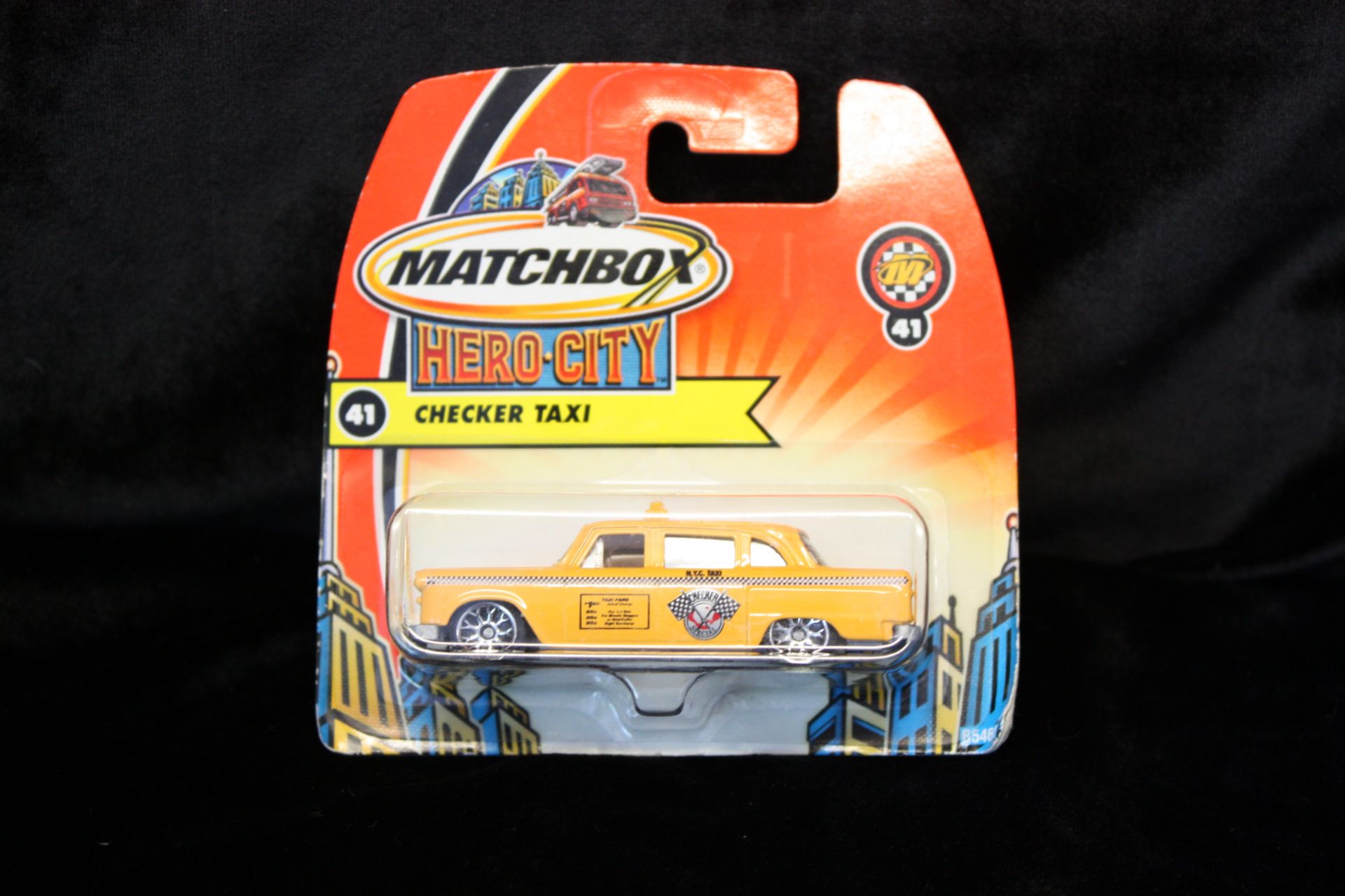 Matchbox Hero City Checker Taxi - Number 41. Model is part of an old private collection - All