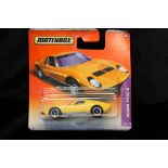 Matchbox Lamborghini Miura P400 S Yellow Toy Car 14/75. Model is part of an old private collection -