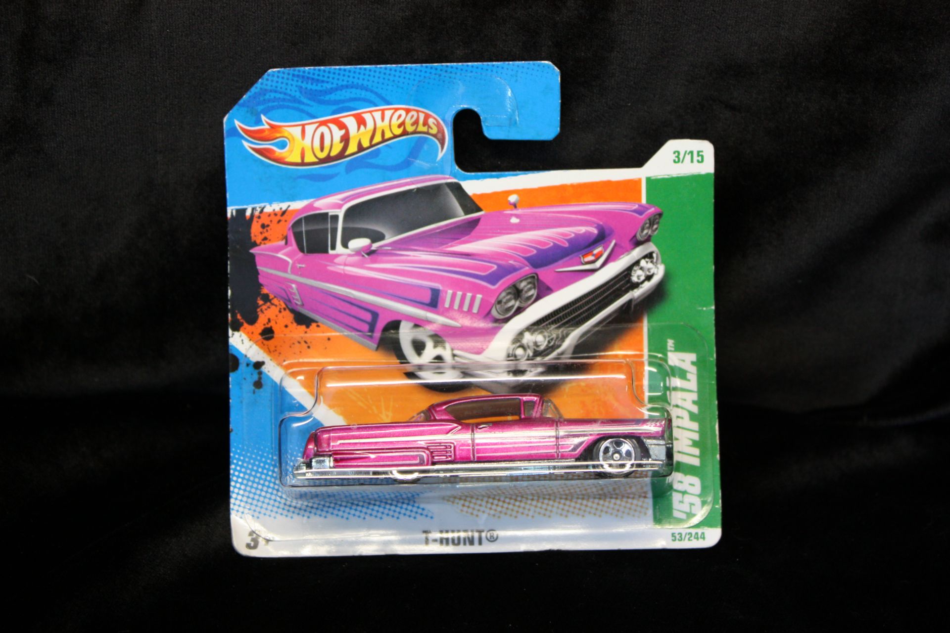 Hot Wheels T-Hunt 1958 Impala 53/244. Model is part of an old private collection - All items are