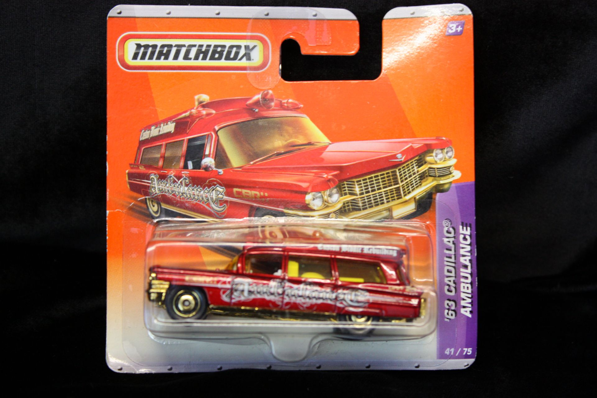 Matchbox 1963 Cadillac Ambulance Car 41/75. Model is part of an old private collection - All items