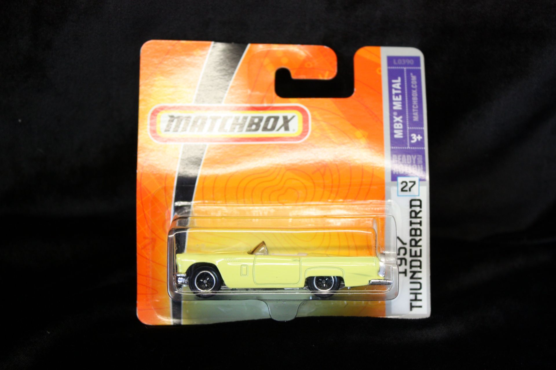 Matchbox 1957 Thunderbird - Yellow . Model is part of an old private collection - All items are