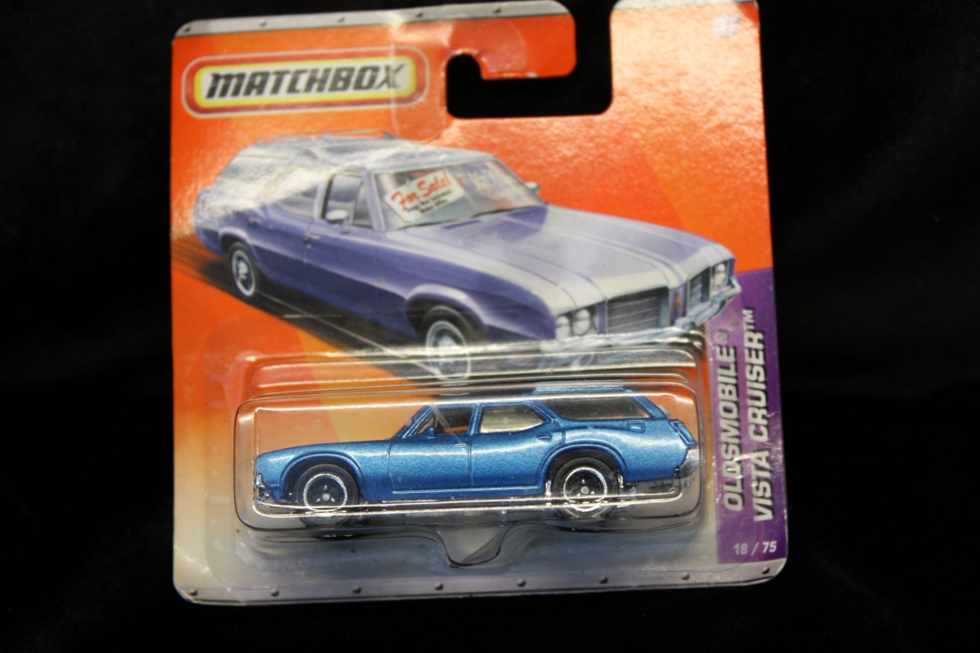 Matchbox Oldsmobile Vista Cruiser Blue 18/75. Model is part of an old private collection - All items
