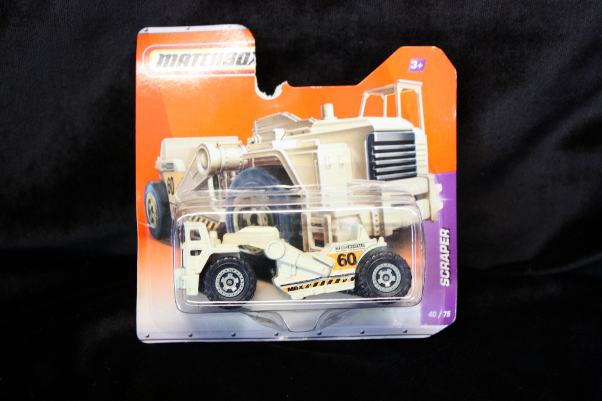 Matchbox Scraper - White 40/75. Model is part of an old private collection - All items are