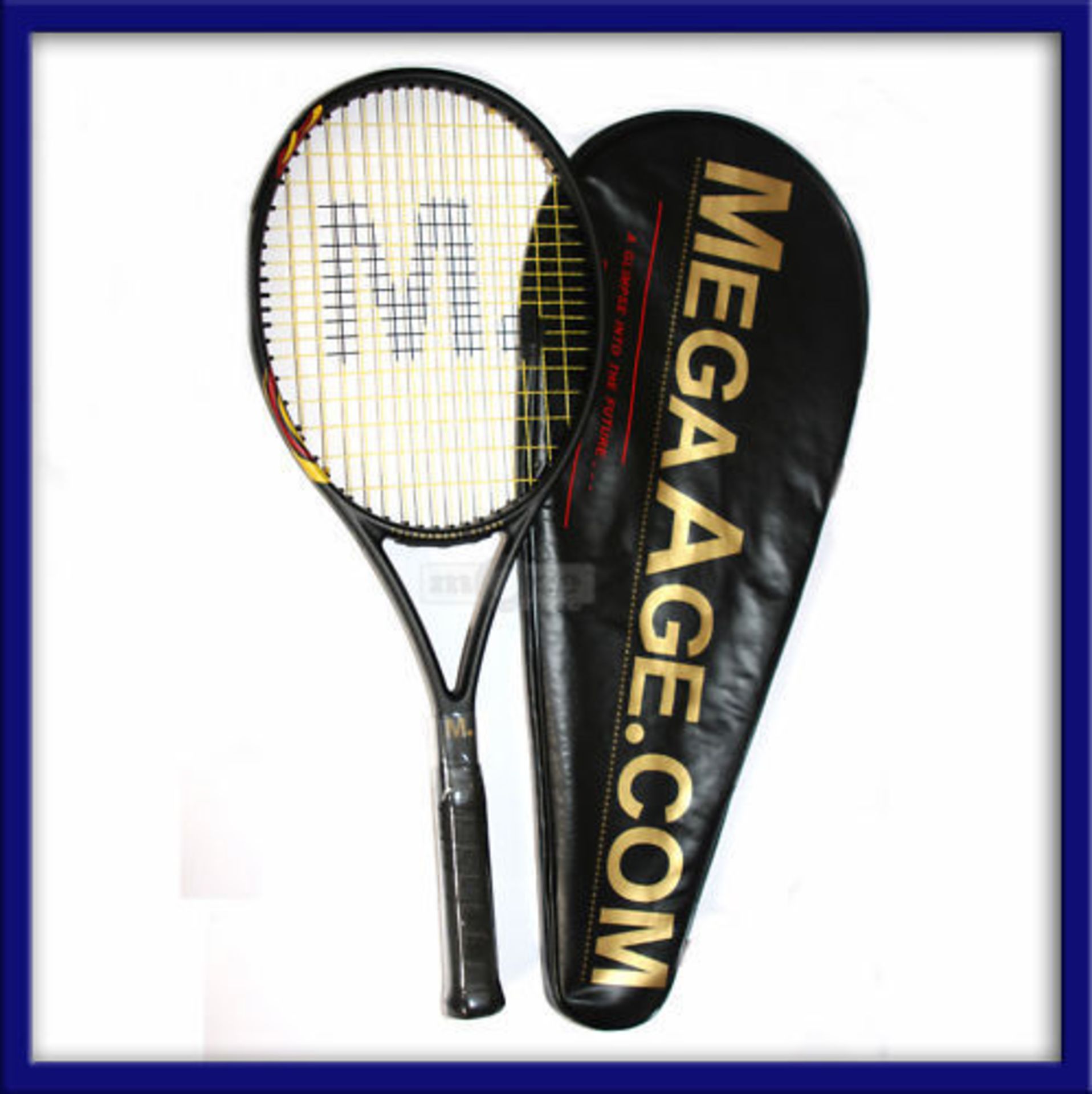 Box of 10 x MegaAge Mega1 Tennis Rackets Voted best value club player racket Medium Weight,