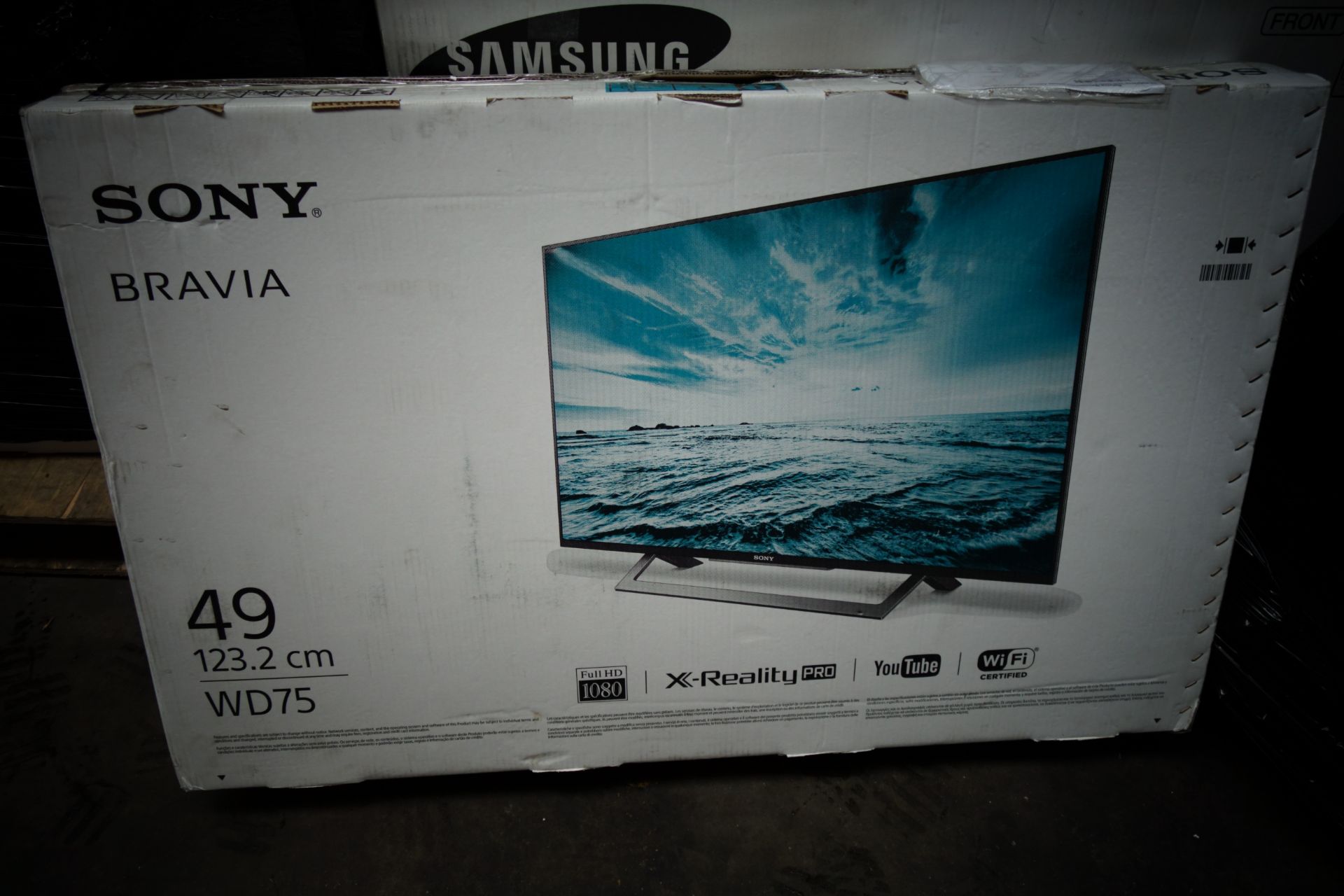 (T20) Sony Bravia KDL-49WD756B Sony 49" Full HD Smart TV. RRP £699. Full HD 1080p Digital HD T2 (