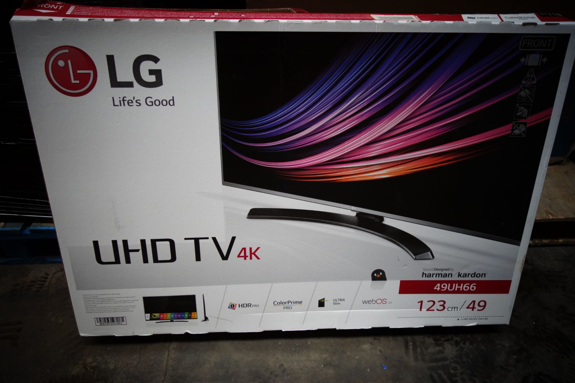 (T23) LG 49UH668V Smart 4k Ultra HD HDR 49" LED TV. RRP £749. Enhanced imagery Combining the