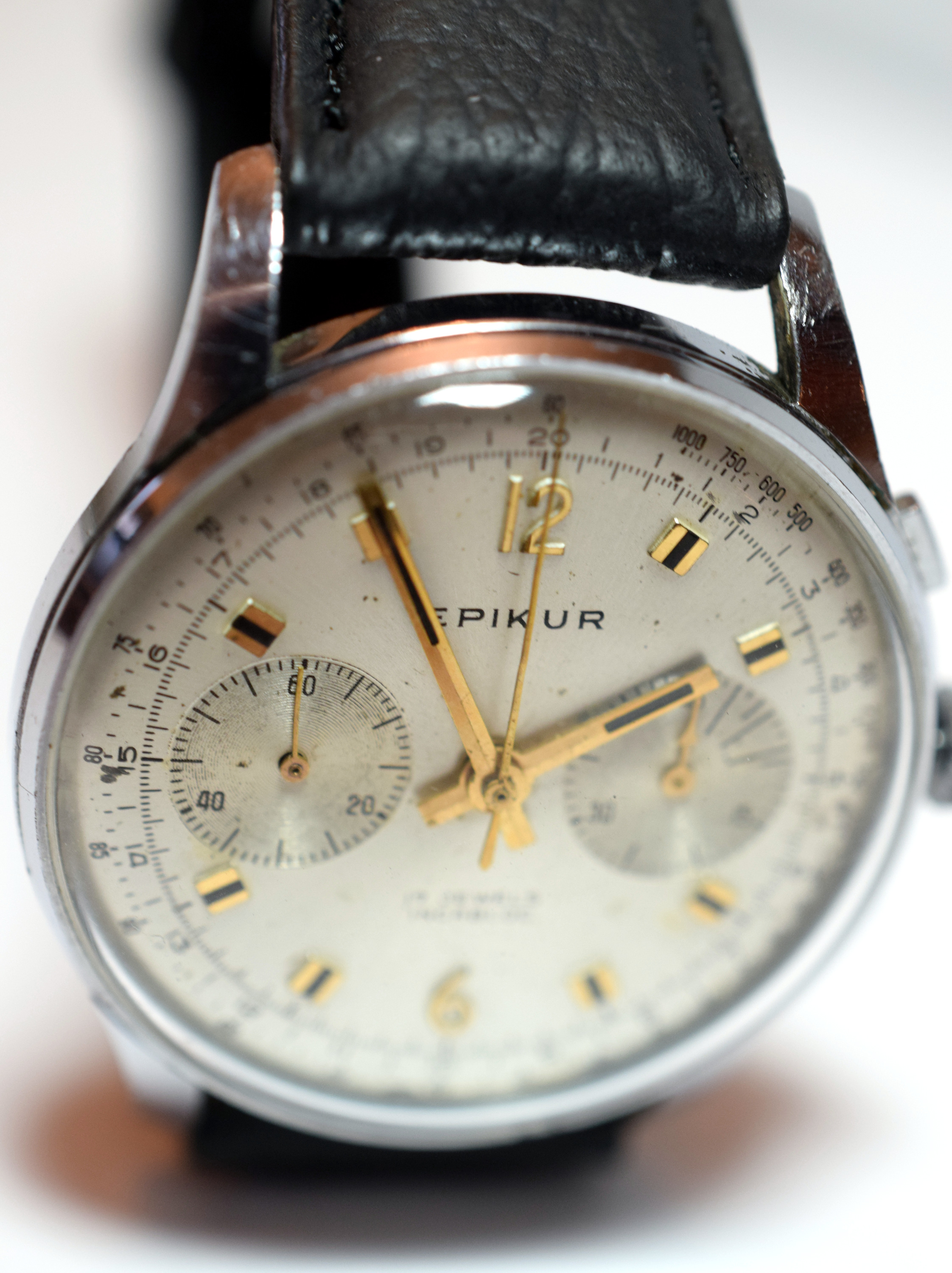 Epikur Chronograph c1940s. - Image 9 of 9