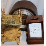 Three Vintage Clocks A/F