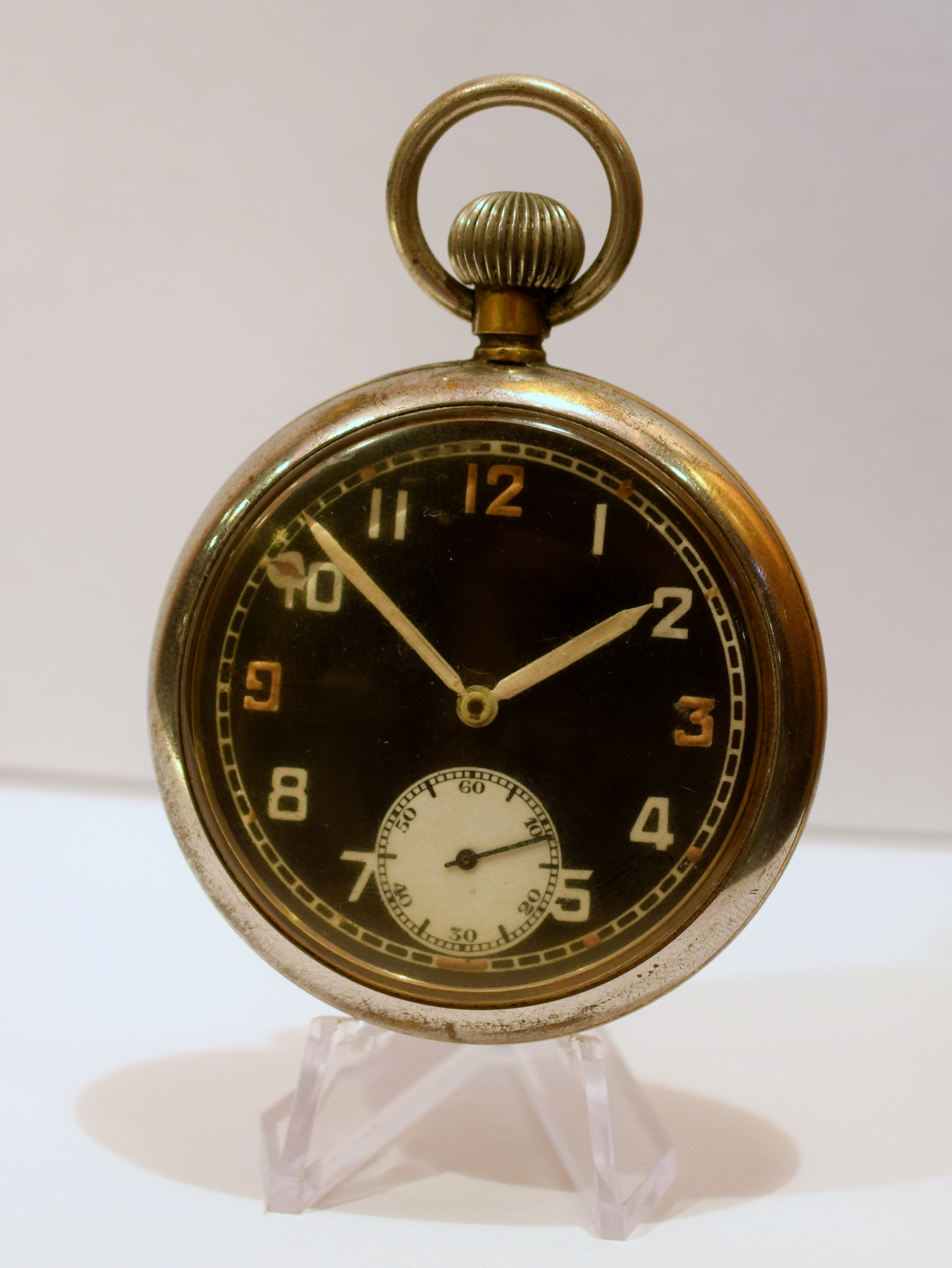 WW2 Military Pocket Watch With Military Markings NO RESERVE!