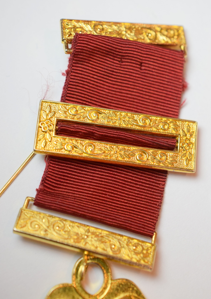 Masonic Exalted Medal On Red Ribbon - Image 3 of 4