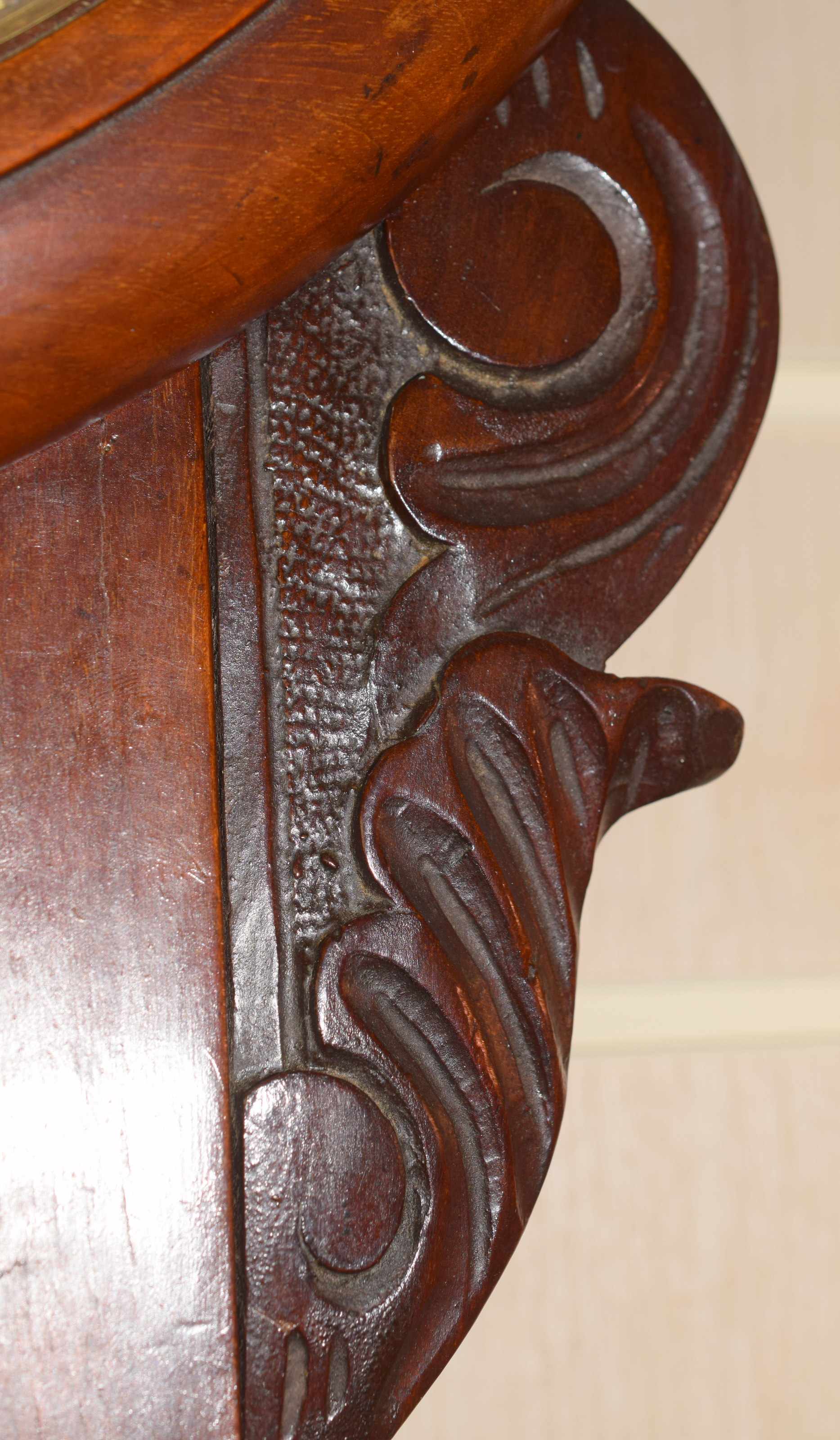 Mahogany Fusee Driven 19th Century School Clock In Running Order ***Reserve Lowered*** - Image 3 of 4