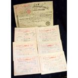 R.A.O.B. Membership Documents 1900s