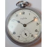 Ruhla Pocket Watch Made In GDR