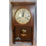 Wooden Wall Clock With Pendulum A/F