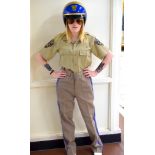 Original California Highway Patrol Uniform And Helmet