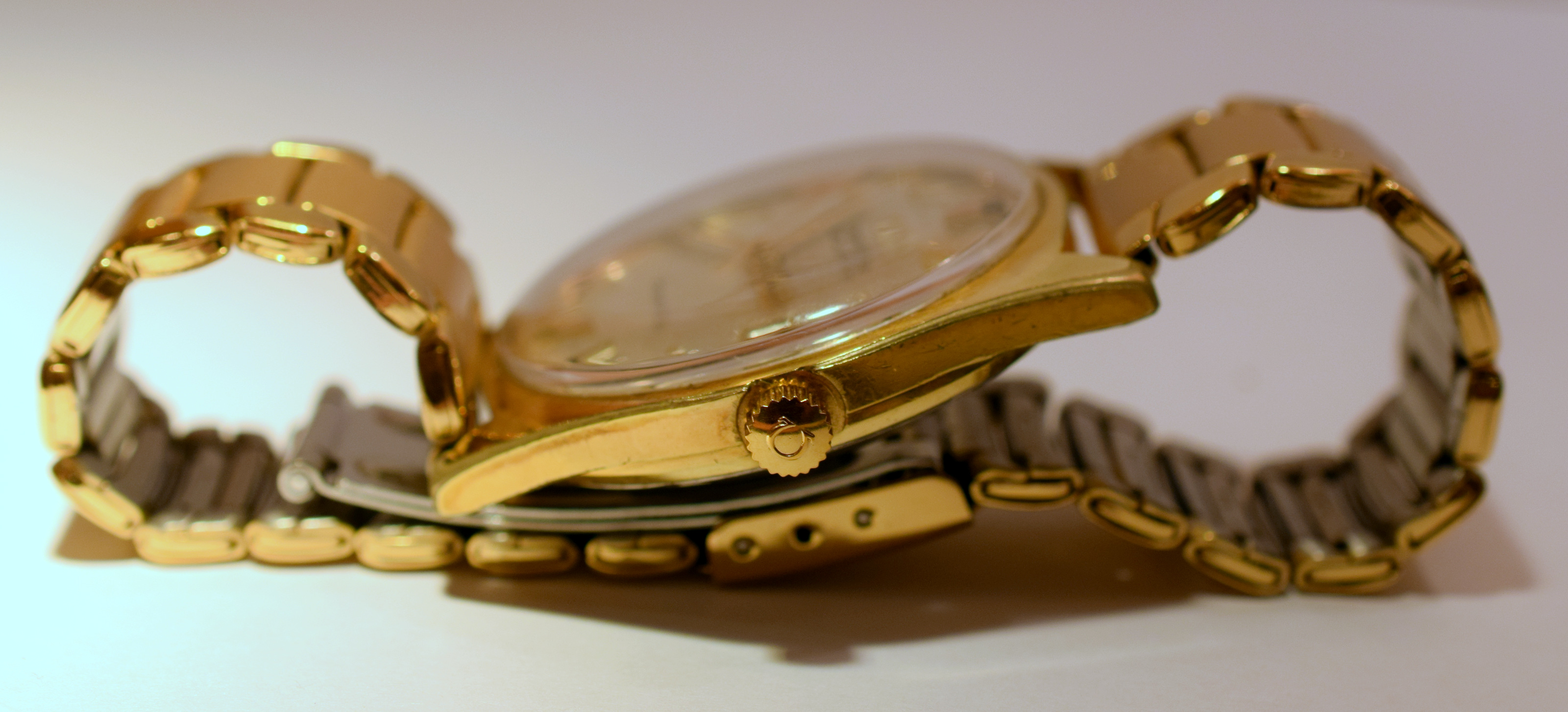 Omega Geneve Automatic With Date Gold Plated on bracelet - Image 4 of 4