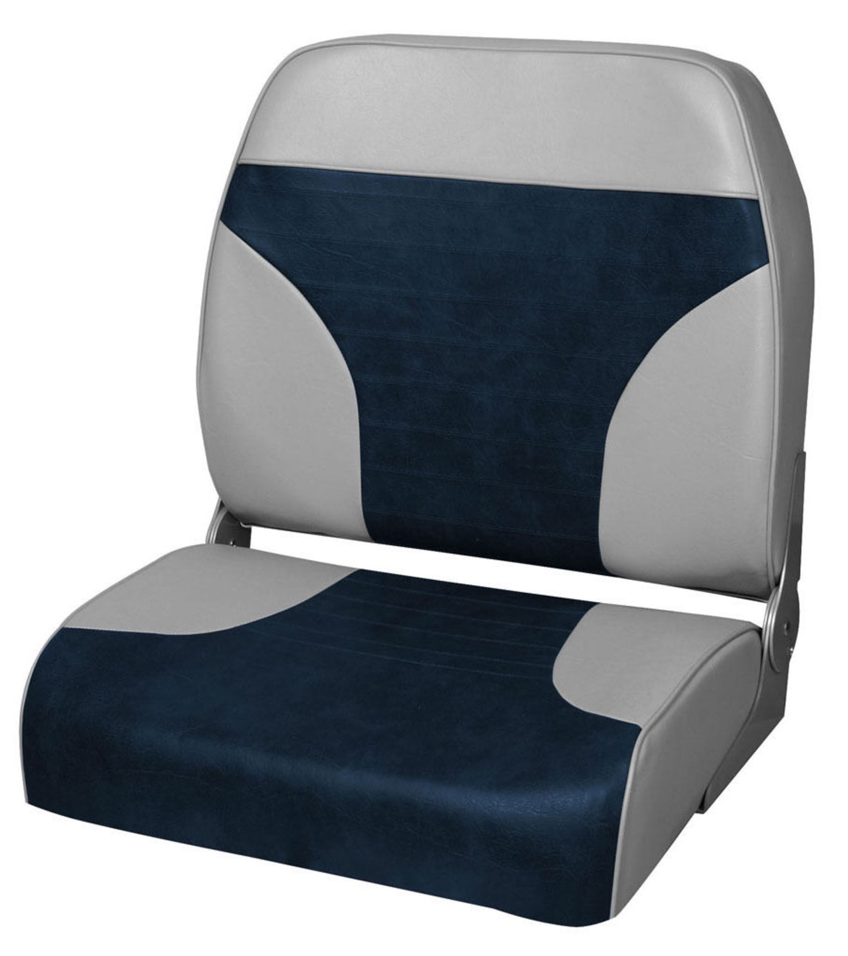 FOLDING BOAT SEAT (75111) - QTY: 1 21.1/2" wide x 22" deep x 22.1/2" tall covered in marine grade