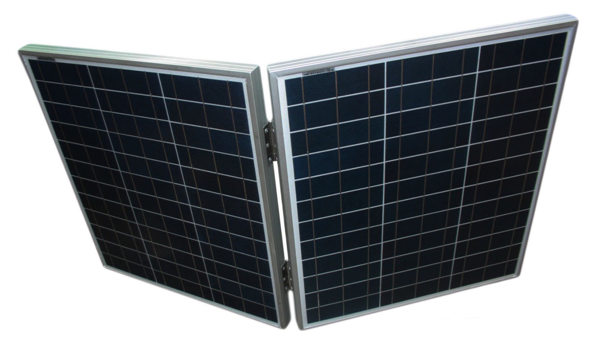 120 Watt FOLDING SOLAR PANEL - QTY: 1 Waterproof, this panel is supplied with regulator and solar