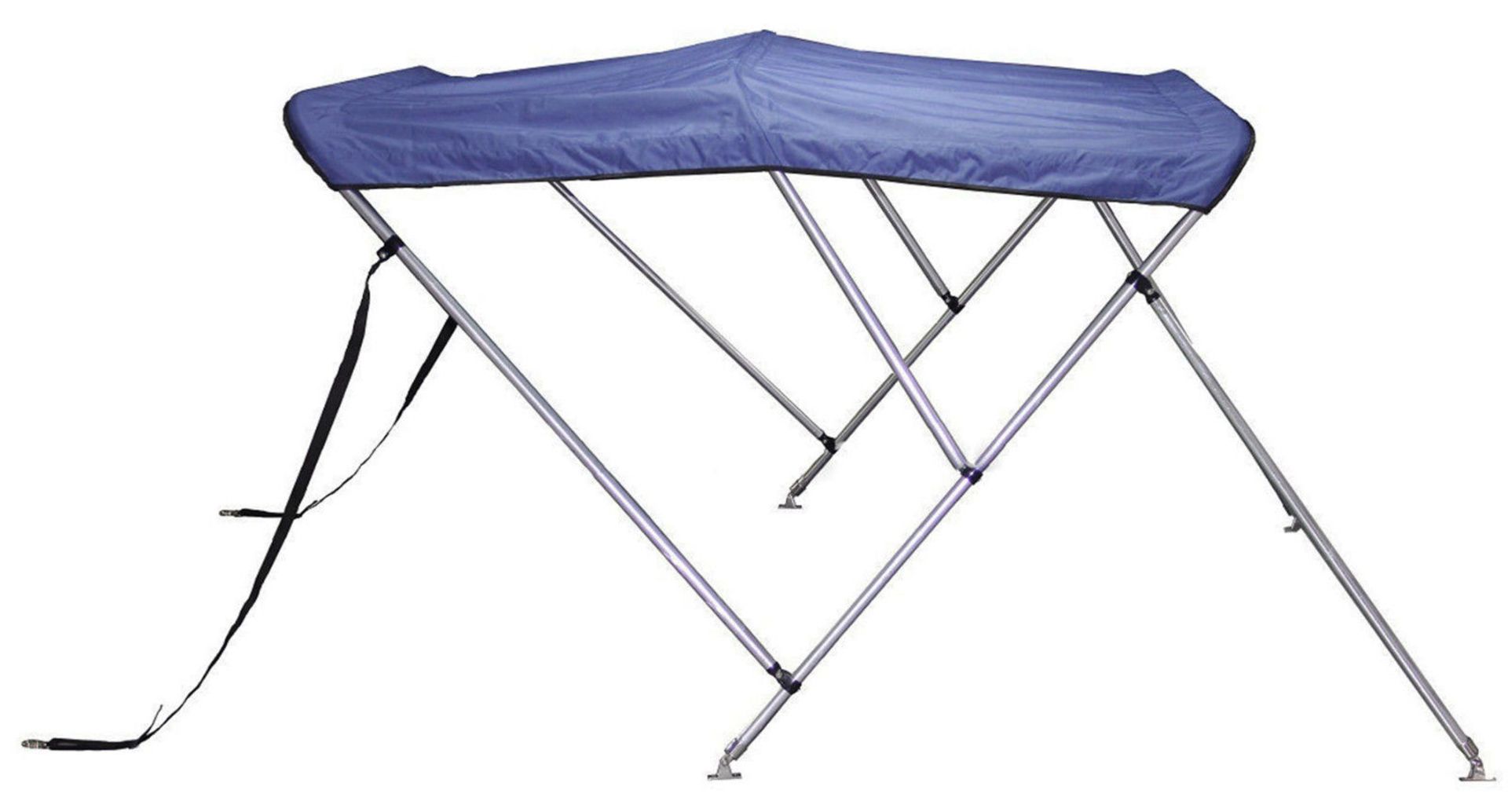 BIMINI TOP CANOPY SHADE - QTY: 1 2 Bow version with aluminium frame and nylon fittings. 600D