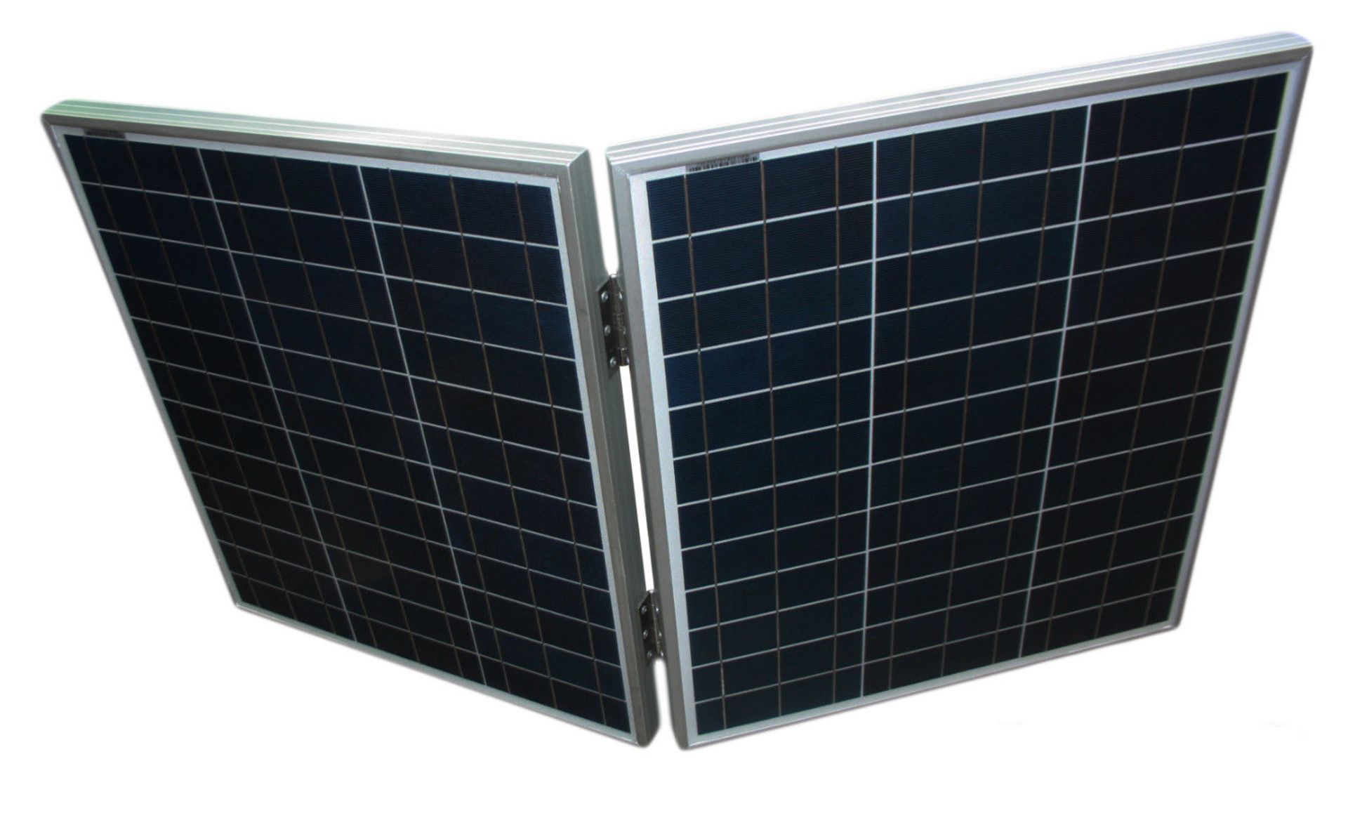 160 Watt FOLDING SOLAR PANEL - QTY: 1 Waterproof, this panel is supplied with regulator and solar