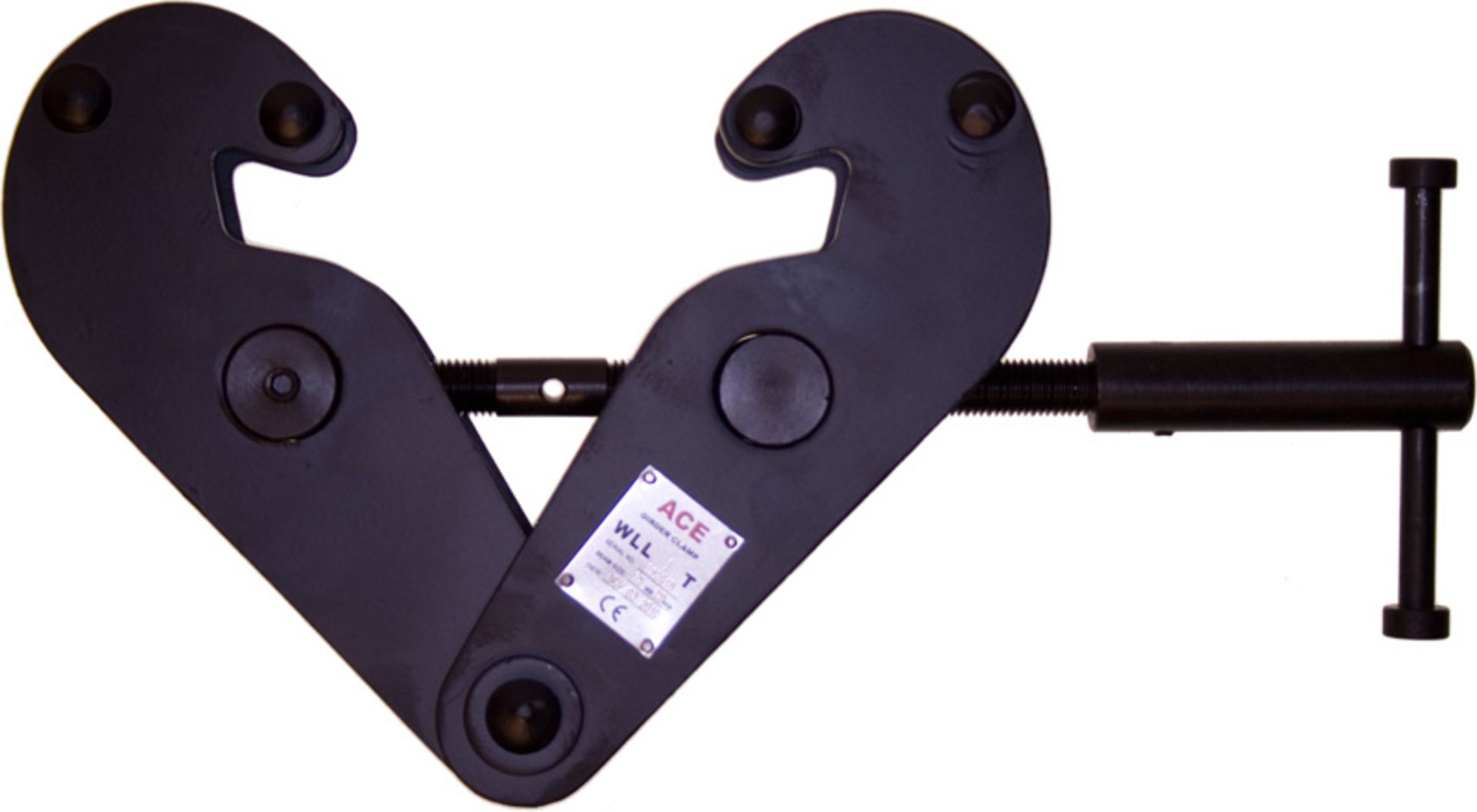 1 tonne beam clamp BRAND NEW - QTY: 1 Suits Beams - 75-220MM Beam clamps are for semi-permanent