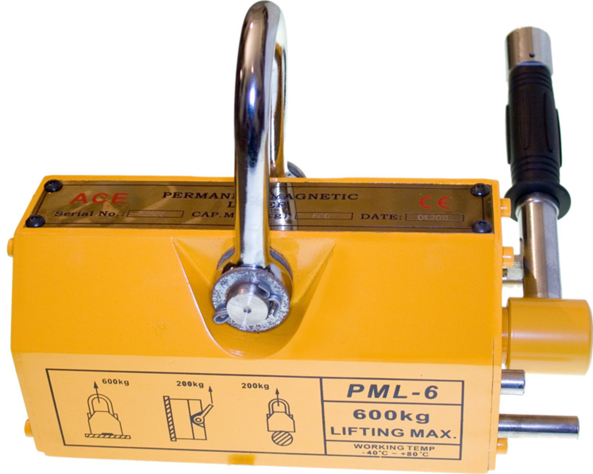 600kg Lifting magnet BRAND NEW - QTY: 1 600kg lifting capacity. Designed for easy and efficient