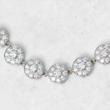 Tiffany & Co. Platinum 6.44ct Diamond Circlet Necklace