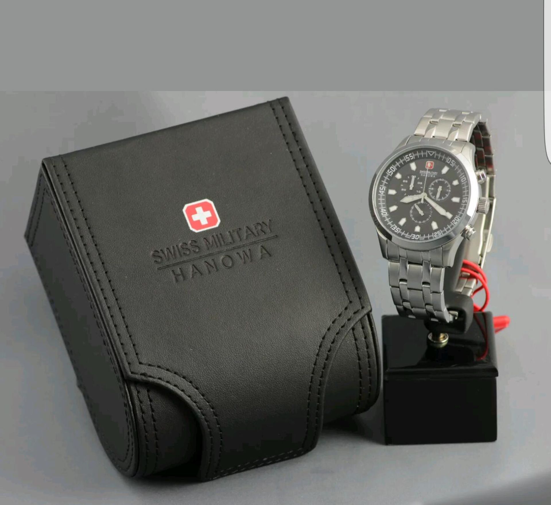 BRAND NEW GENTS SWISS MILITARY WATCH, 06-5264.04.007 , COMPLETE WITH ORIGINAL BOX AND MANUAL - - Bild 2 aus 2