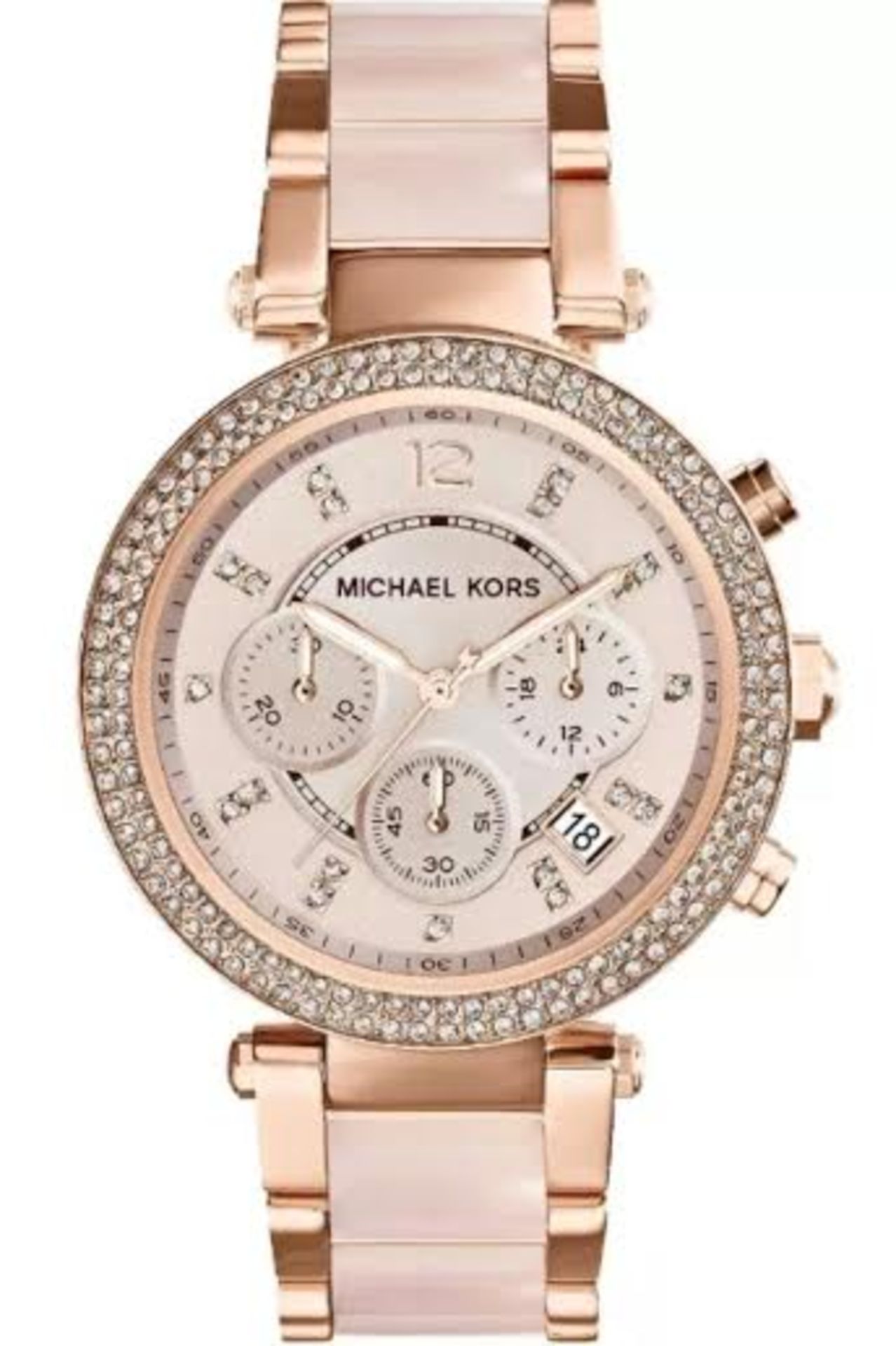 BRAND NEW LADIES MICHAEL KORS WATCH, MK5896, COMPLETE WITH ORIGINAL BOX AND MANUAL - RRP £399