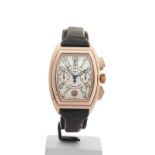 Franck Muller Conquistador 34mm 18k Rose Gold 8005 CC