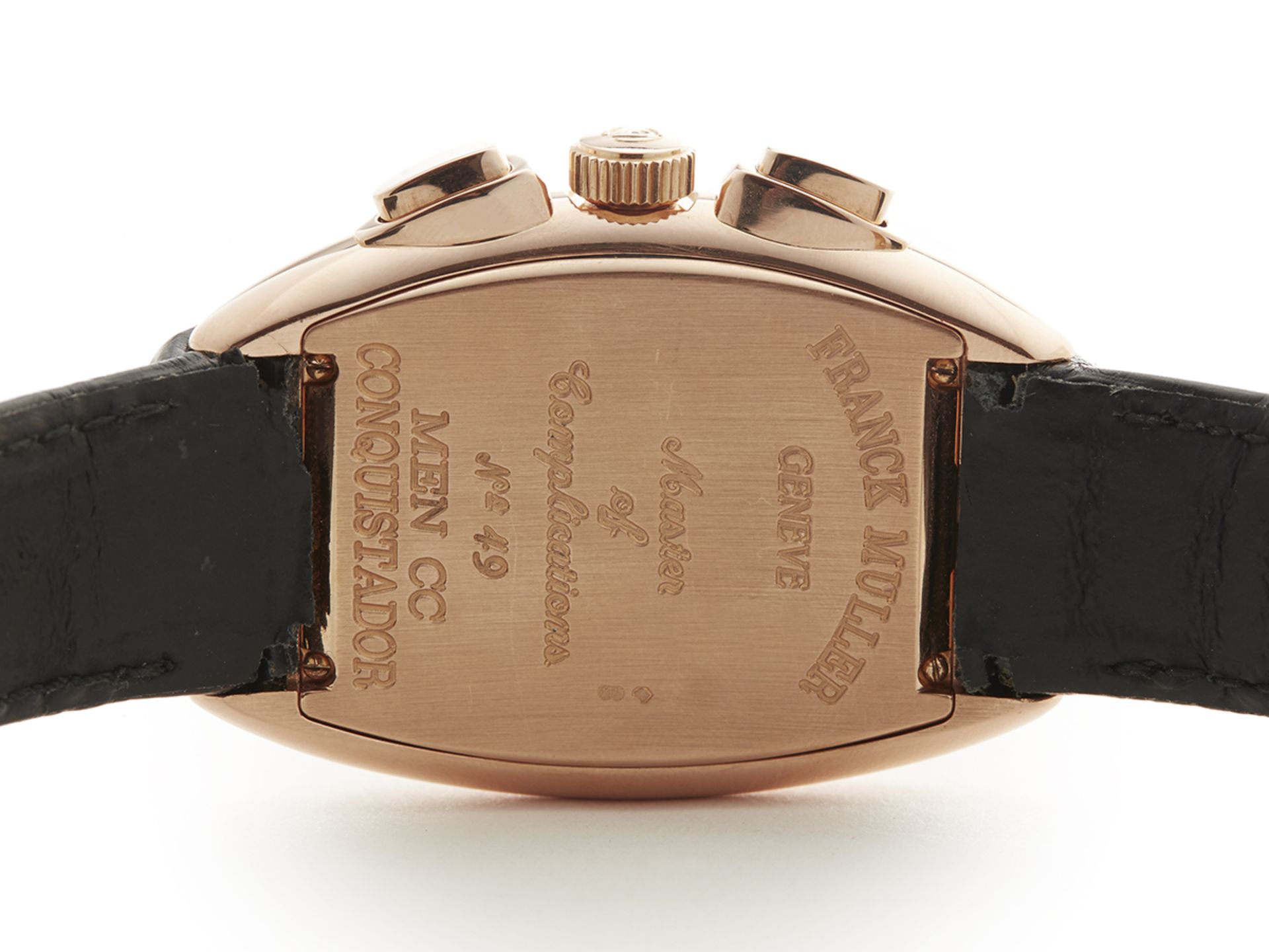 Franck Muller Conquistador 34mm 18k Rose Gold 8005 CC - Image 8 of 8