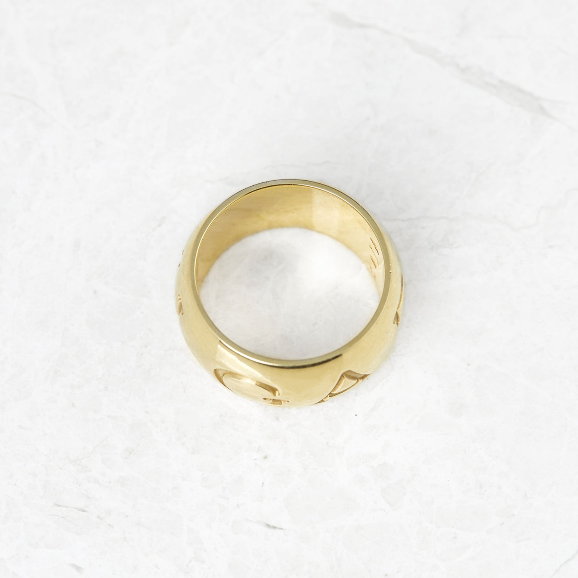 Bulgari 18k Yellow Gold Monologo Ring - Image 5 of 5