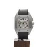 Cartier Santos 100 XL Chronograph 41mm Stainless Steel 2740 or W20090X8