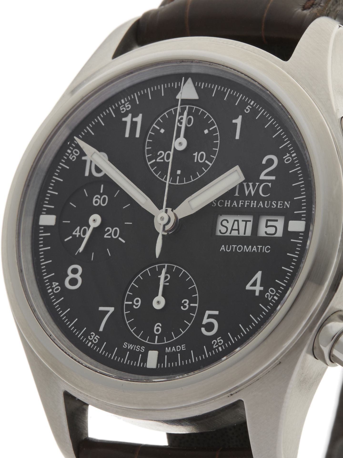 IWC Pilot's Chronograph Fliegerchronograph 39mm Stainless Steel IW3706 - Image 3 of 8