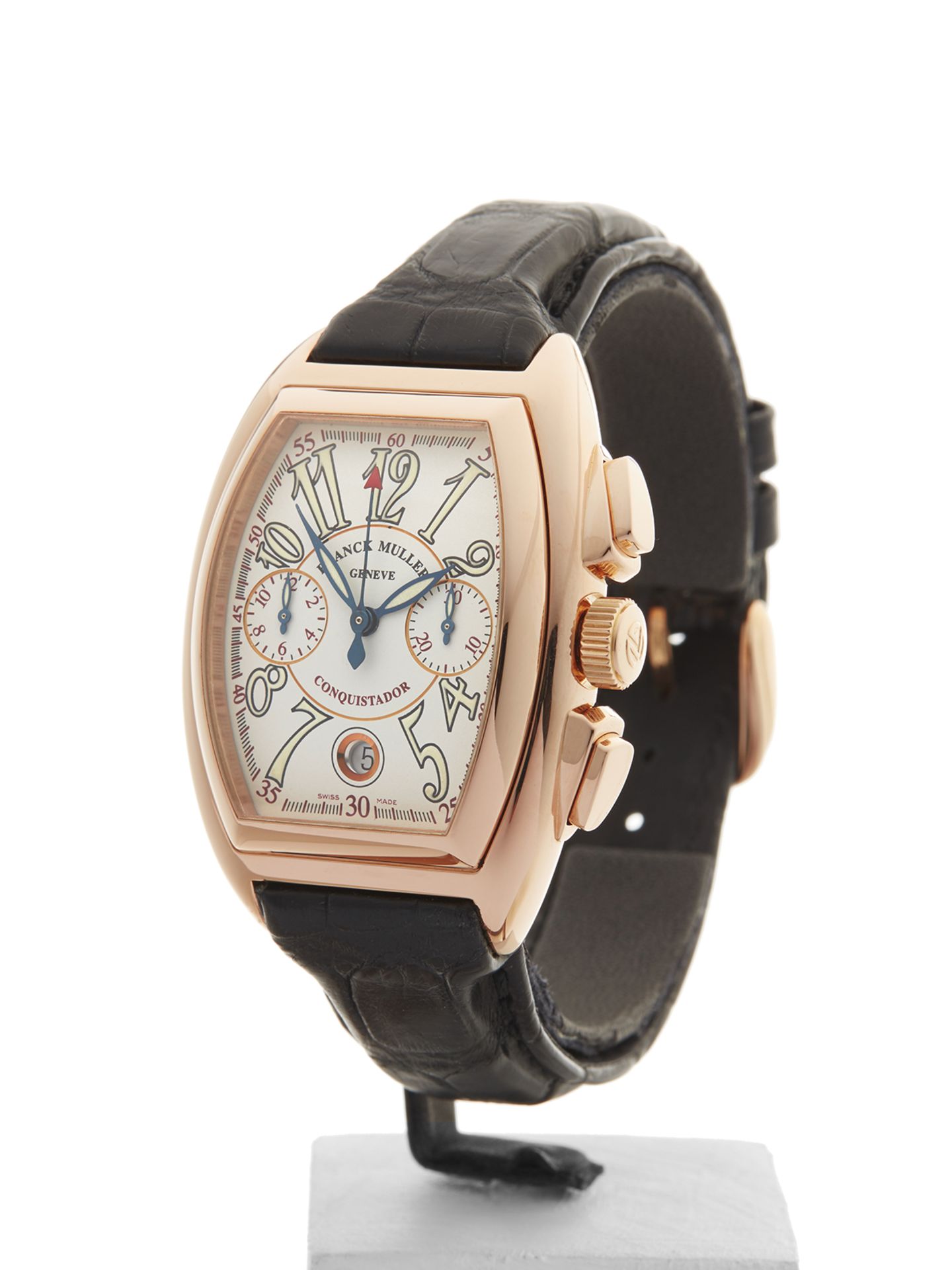 Franck Muller Conquistador 34mm 18k Rose Gold 8005 CC - Image 2 of 8