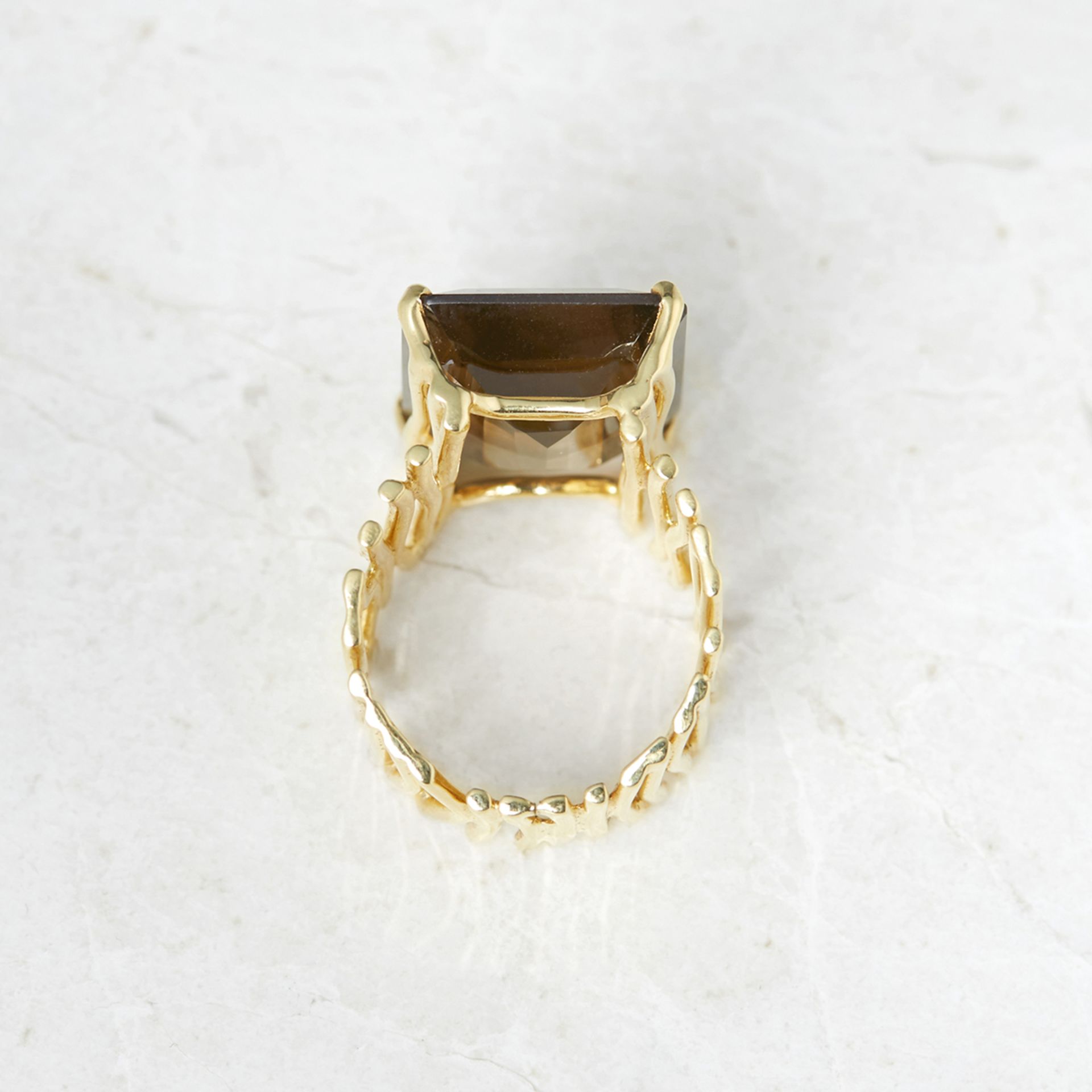 Carla Amorim 18k Yellow Gold Smoky Quartz Ring - Image 4 of 5