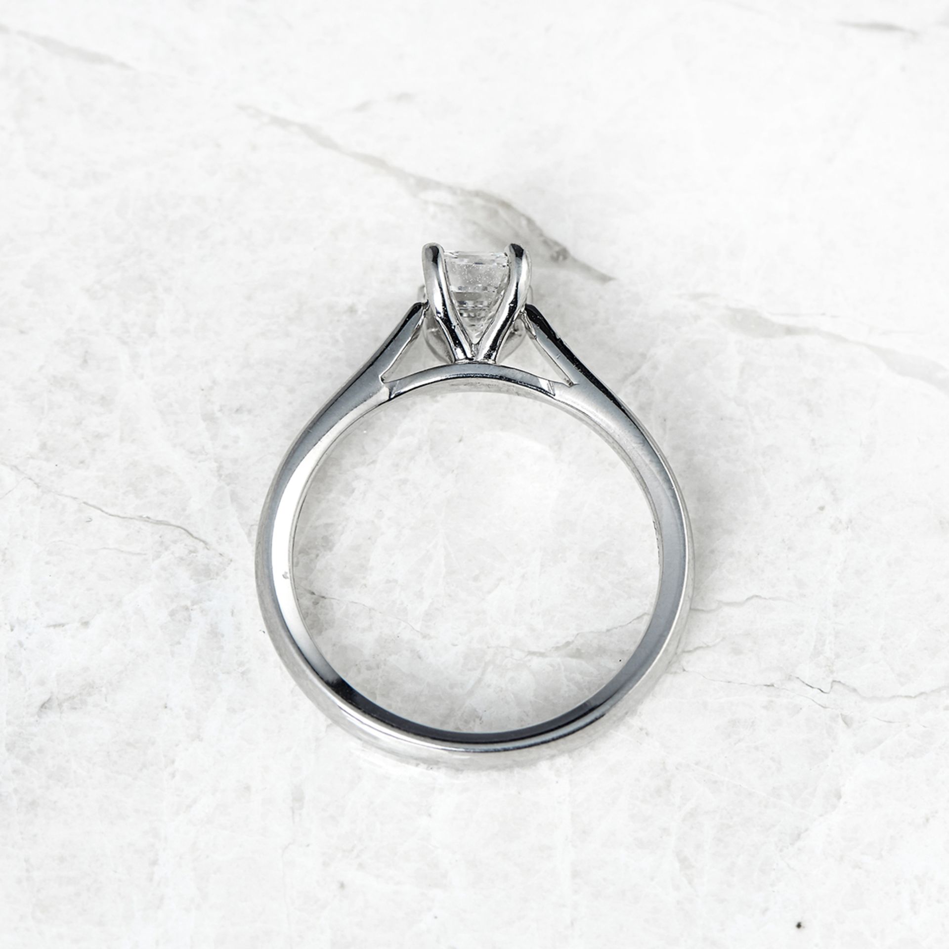 Mappin & Webb Platinum Emerald Cut 1.05ct Diamond Ring - Image 5 of 5