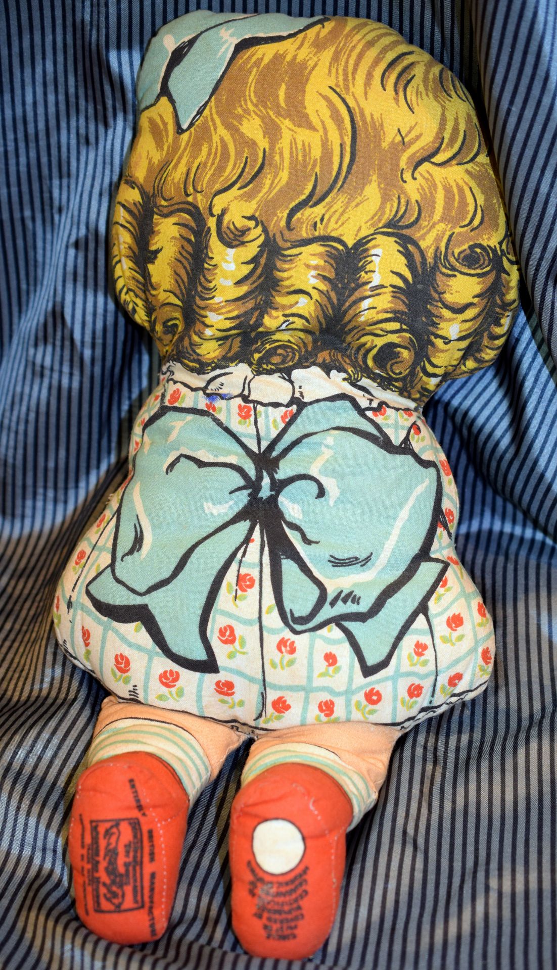 Vintage Deans Mabwell Lucy Atwell c1960s Printed Cotton Rag Doll - Image 3 of 3