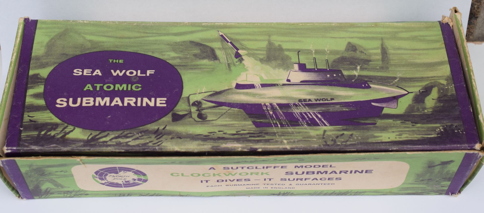 Sutcliffe Tinplate Atomic Sub Sea Wolf Boxed - Bild 5 aus 5