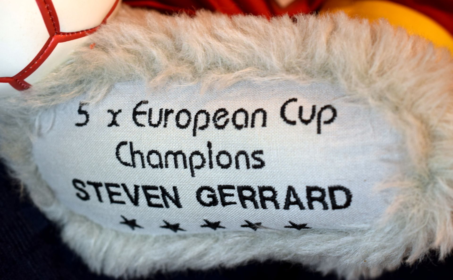 Steven Gerrard One Of A Kind Bear By Fiona Wells - Image 3 of 5