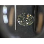 2.01ct oval cut diamond. L colour, Si1 clarity. No certificate. Valued at £9740For more