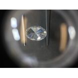 1.53ct oval cut diamond. H colour, VS2 clarity. GIA certification _ 5182050874. 9.04 x 6.33 x 3.