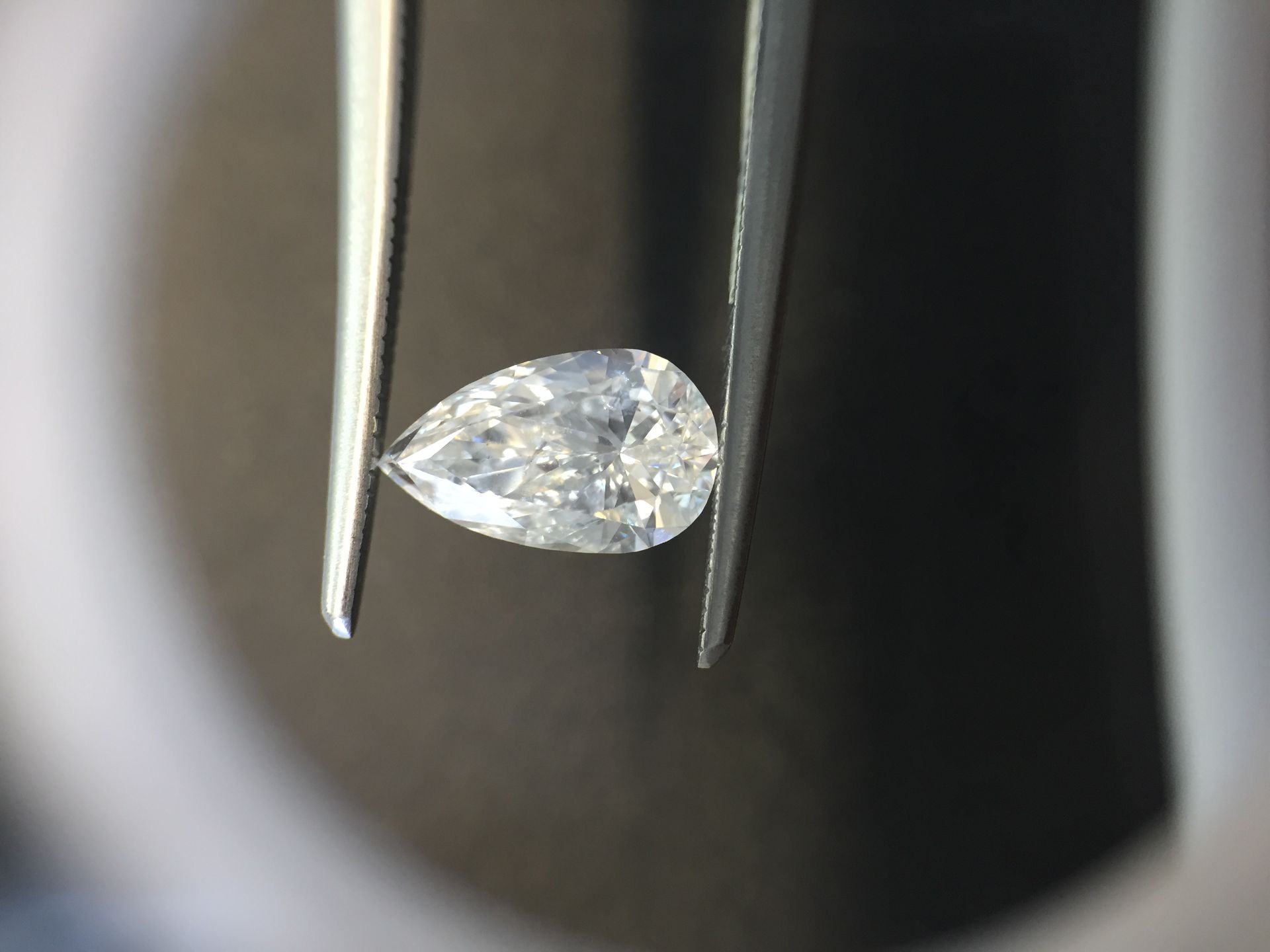 1.03ct pear cut diamond. E colour, Si1 clarity. No certification .Valued at £7625For more