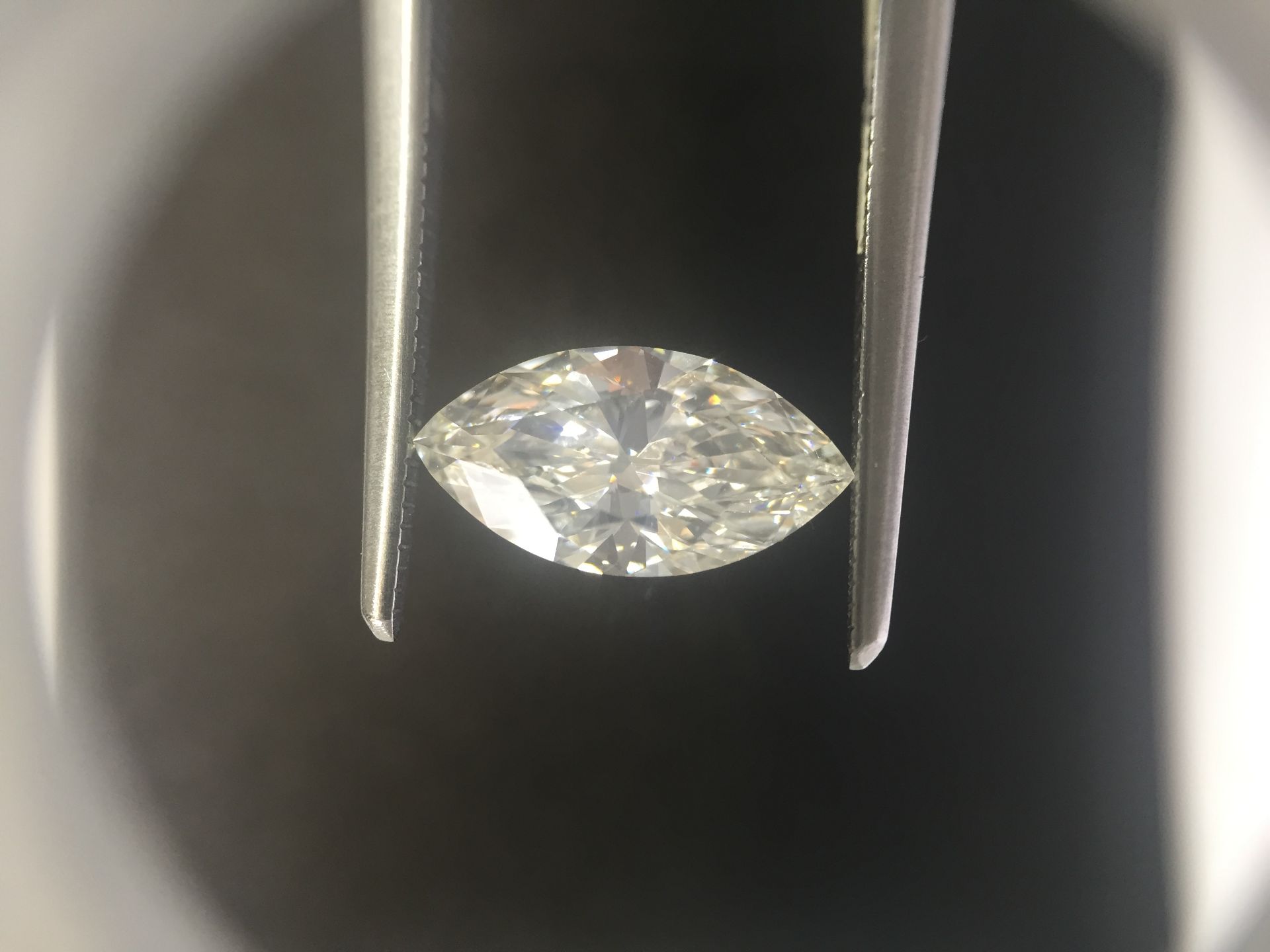 1.13ct marquise cut diamond. I colour, Si2 clarity. 10.42 x 5.49 x 3.46mm. GIA certificate _