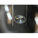 1.00ct oval cut diamond. F colour, VS2 clarity. GIA certification _ 6202338127. 7.32 x 5.47 x 3.