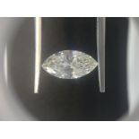 2.02ct marquise cut diamond. I colour, Si1 clarity. 12.98 x 6.70 x 3.96mm. IGI certificate _