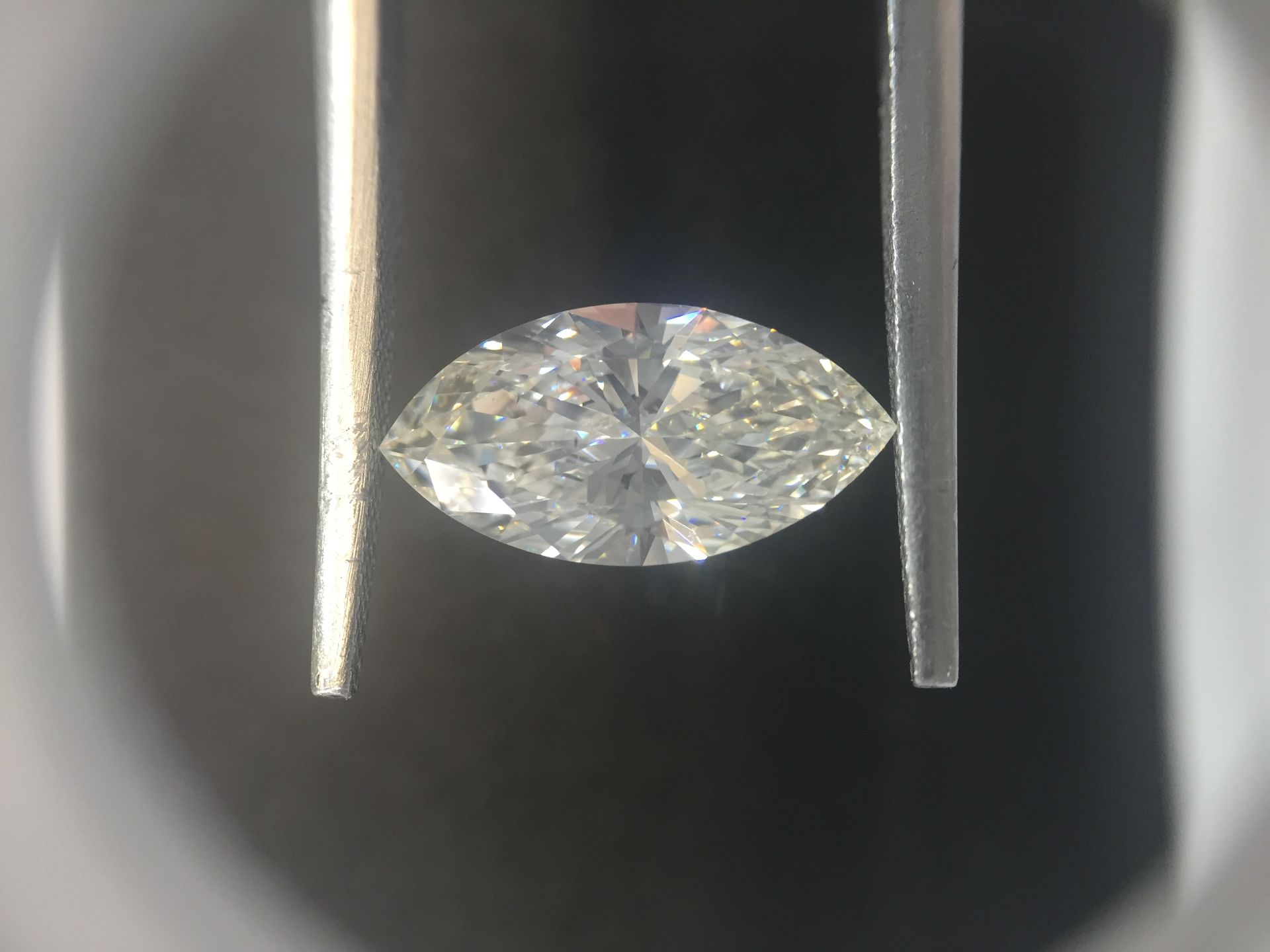 2.02ct marquise cut diamond. I colour, Si1 clarity. 12.98 x 6.70 x 3.96mm. IGI certificate _