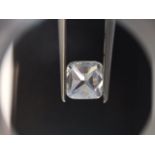 2.53ct cushion cut diamond. F colour, VS1 clarity. 7.66 x 7.61 x 5.21mm. GIA certification _
